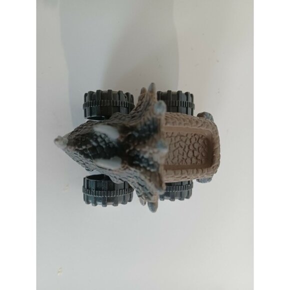 Dino Baby Pull Back Car Brown Vehicle Toy with Big Tire Wheels Toys For Kids - Picture 9 of 12